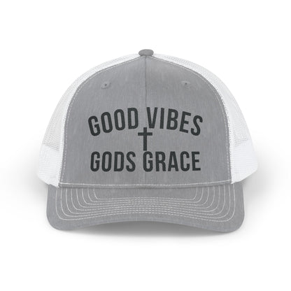 Good Vibes Gods Grace Trucker Cap